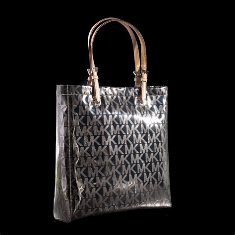 michael kors mirror tote nickel